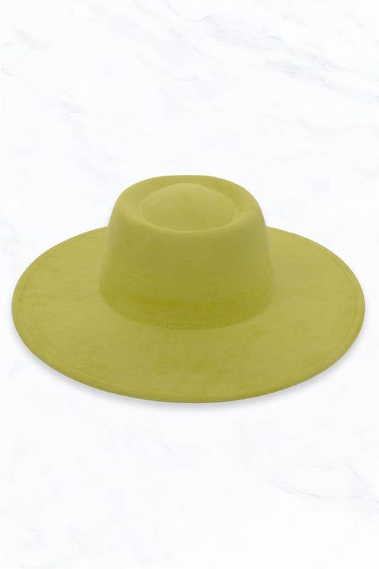 Suede Concave Hat