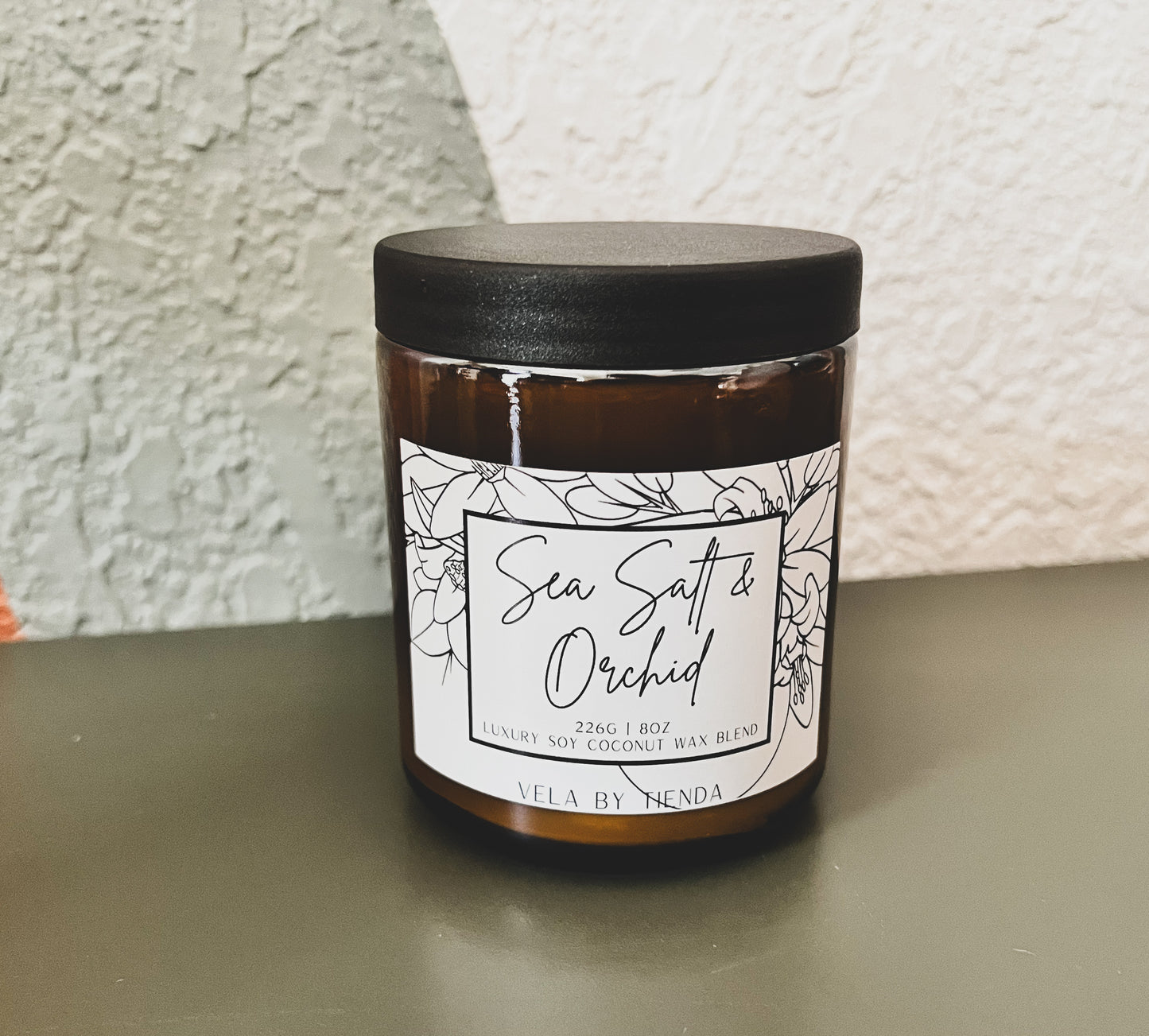 Candles - Amber Jars