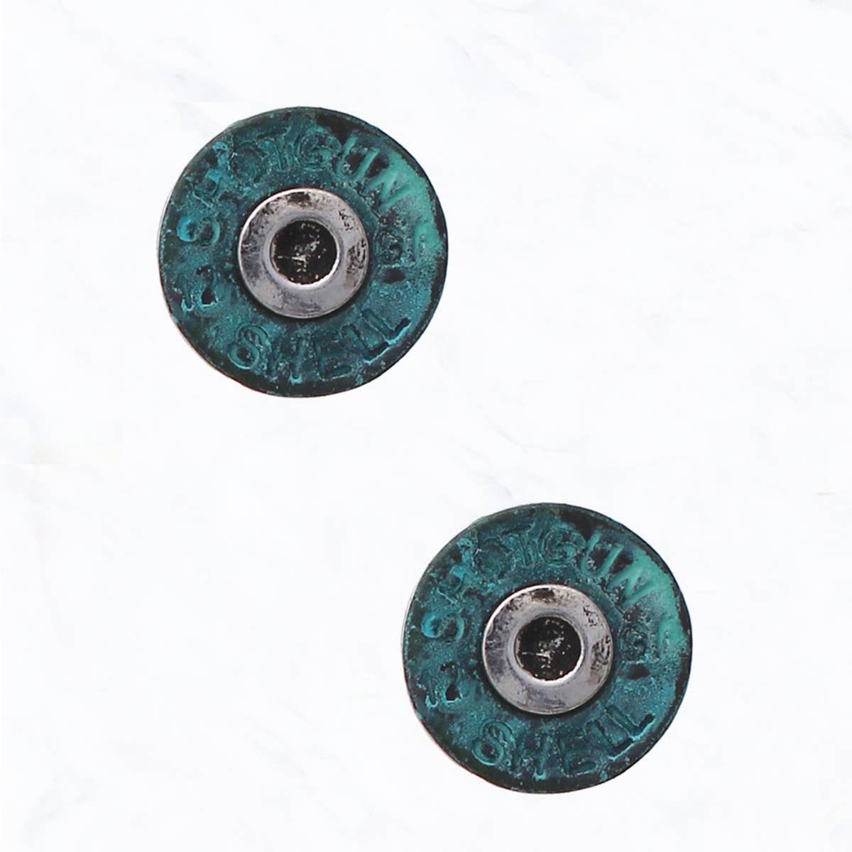 15MM Bullet Shell Post Earrings
