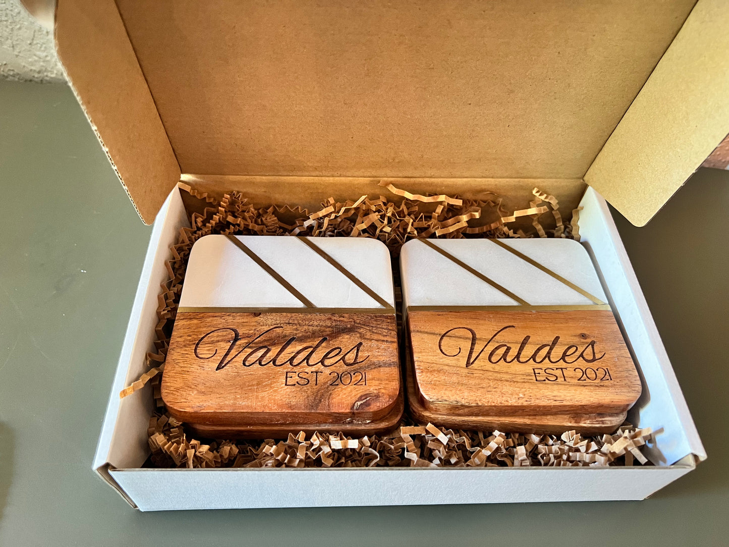Coasters - 4pc Wooden
