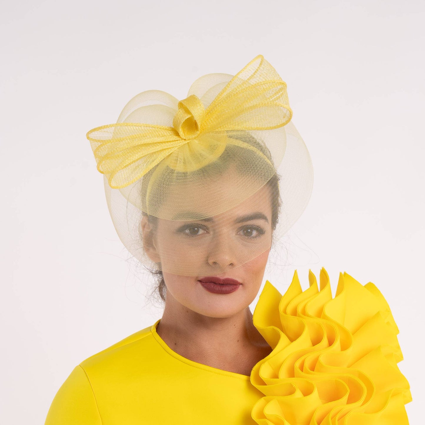 5916H | Sinamay/Crinoline Bow Fascinator Headband