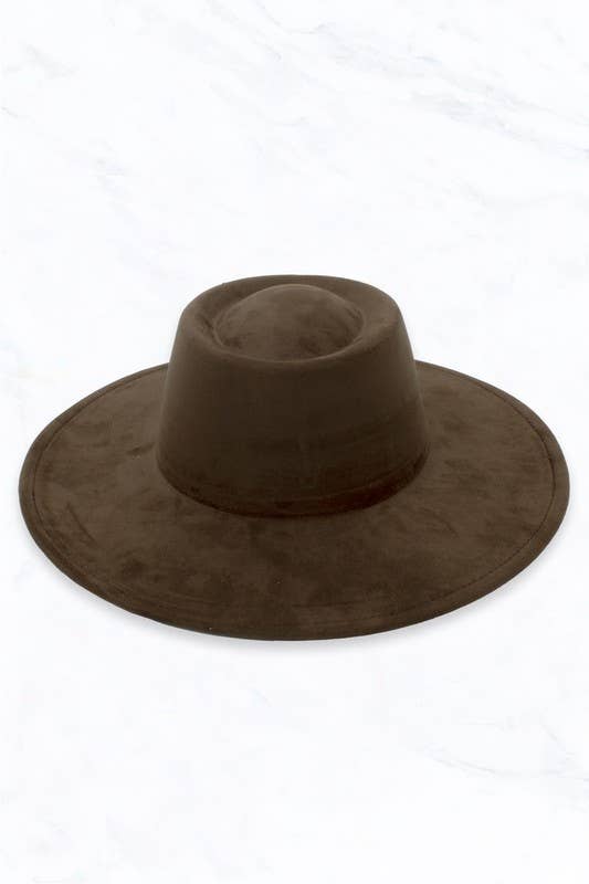 Suede Concave Hat