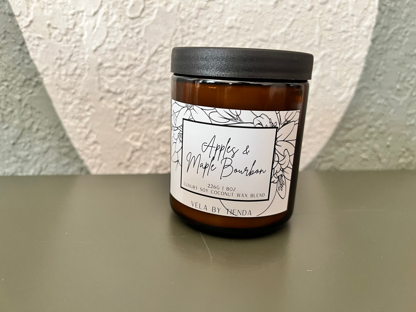 Candles - Amber Jars