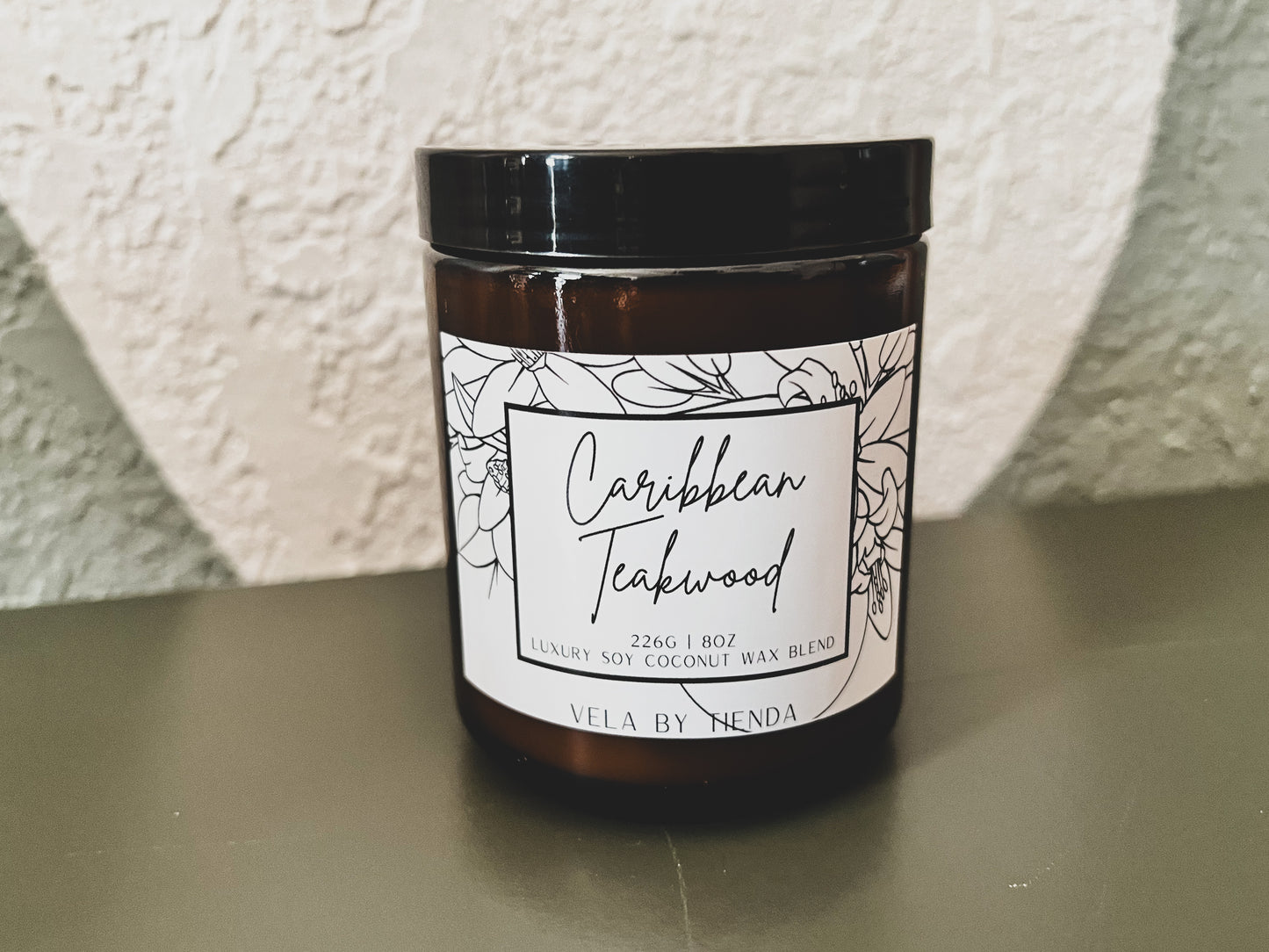 Candles - Amber Jars