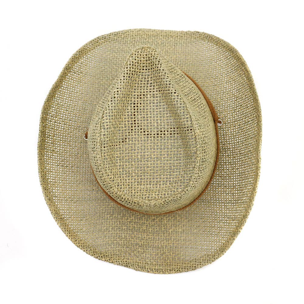 Western Style Cowboy Straw Hat