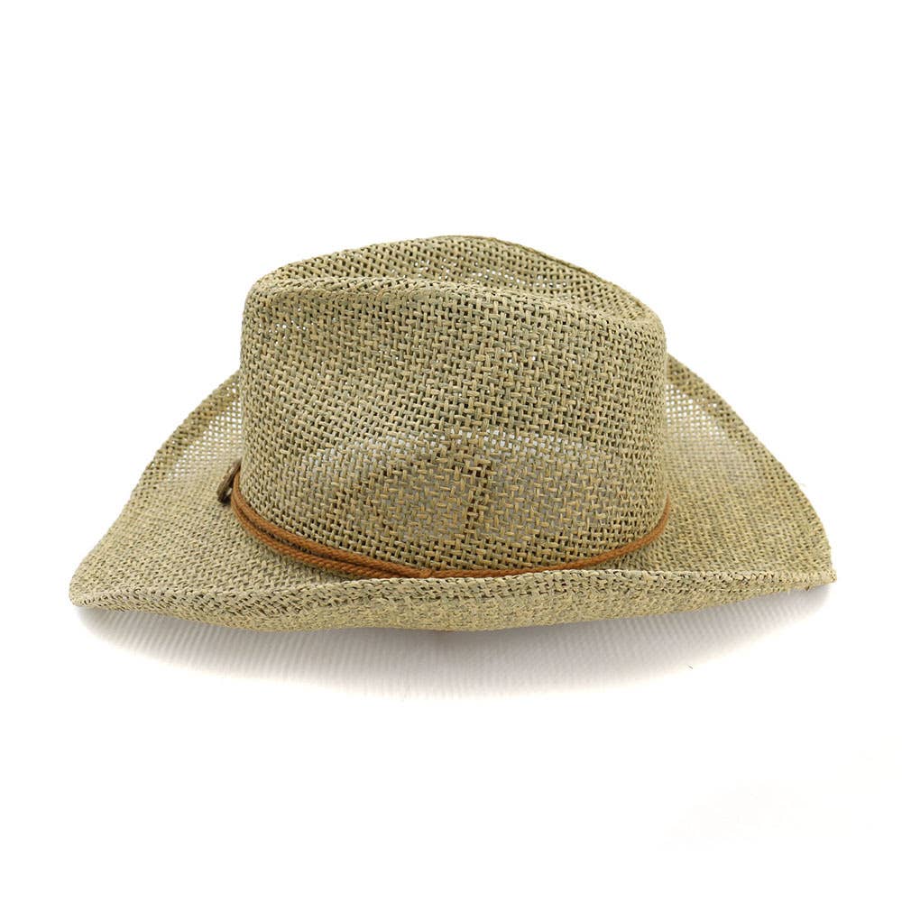 Western Style Cowboy Straw Hat