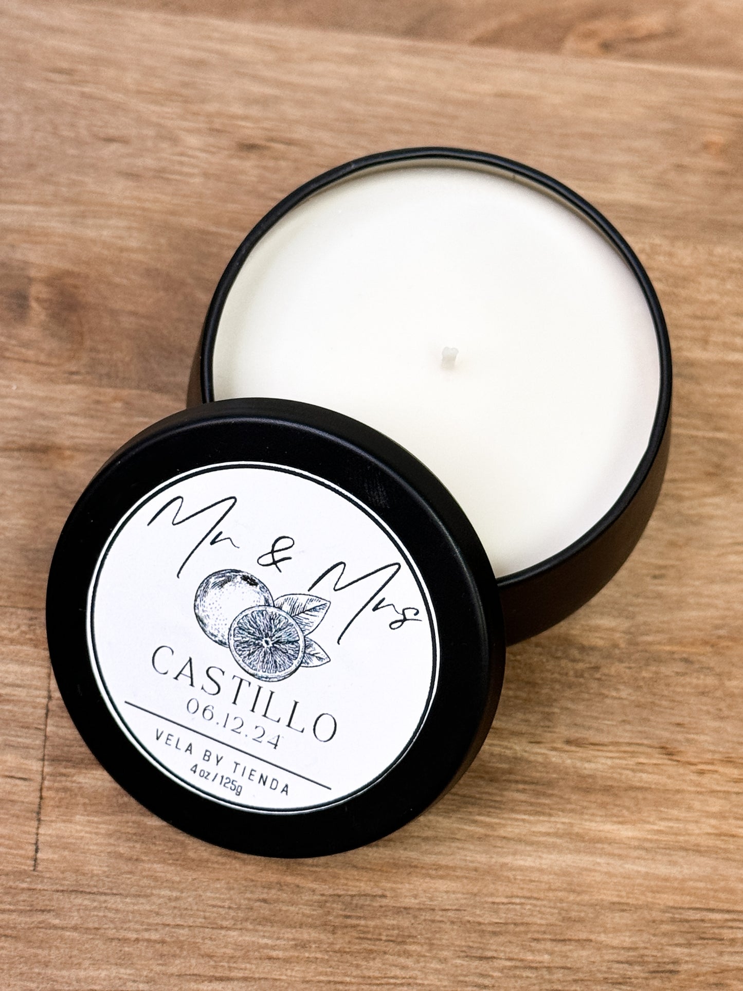 CUSTOM Wedding Favor Candles (Set of 25)