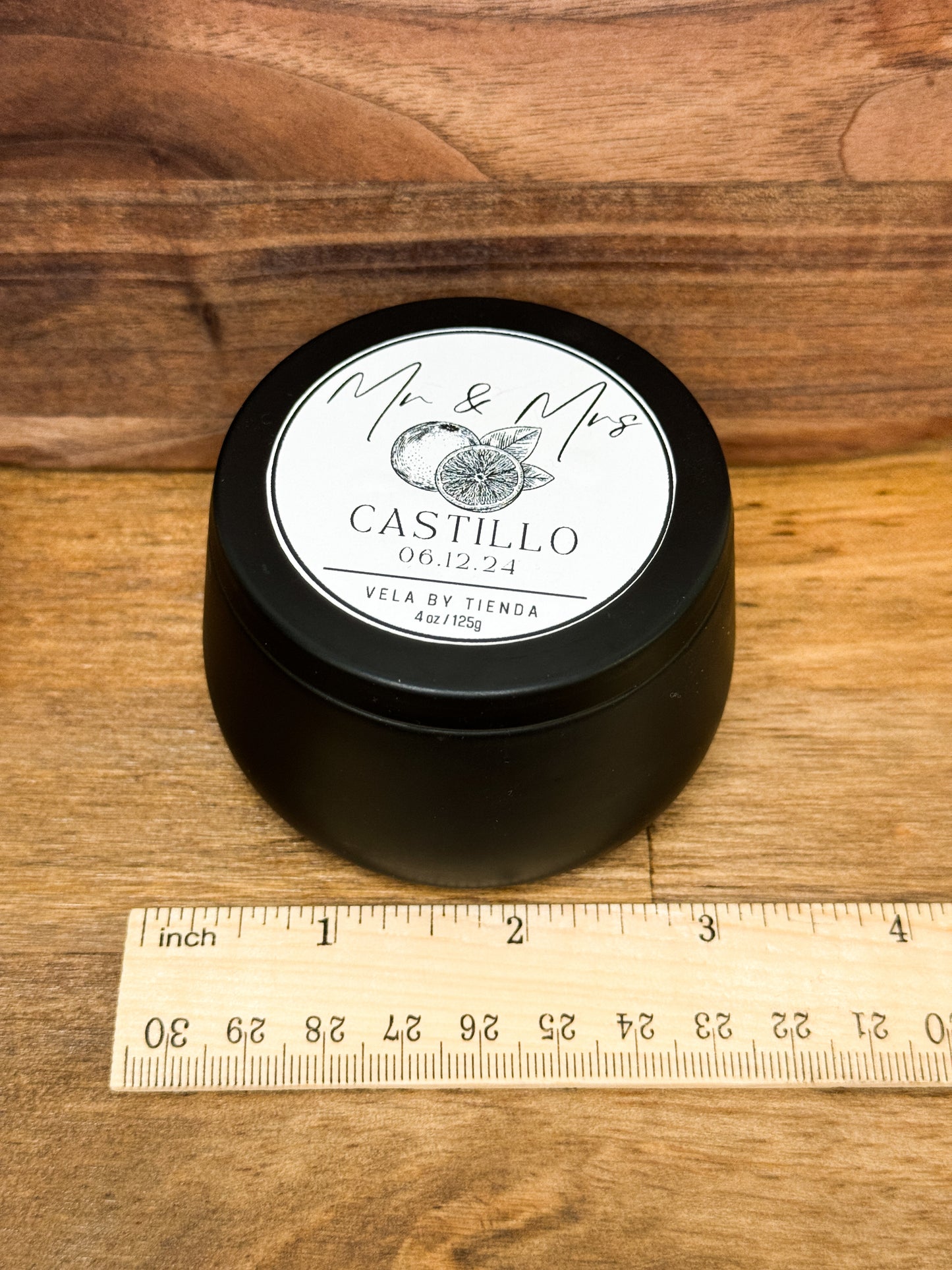 CUSTOM Wedding Favor Candles (Set of 25)