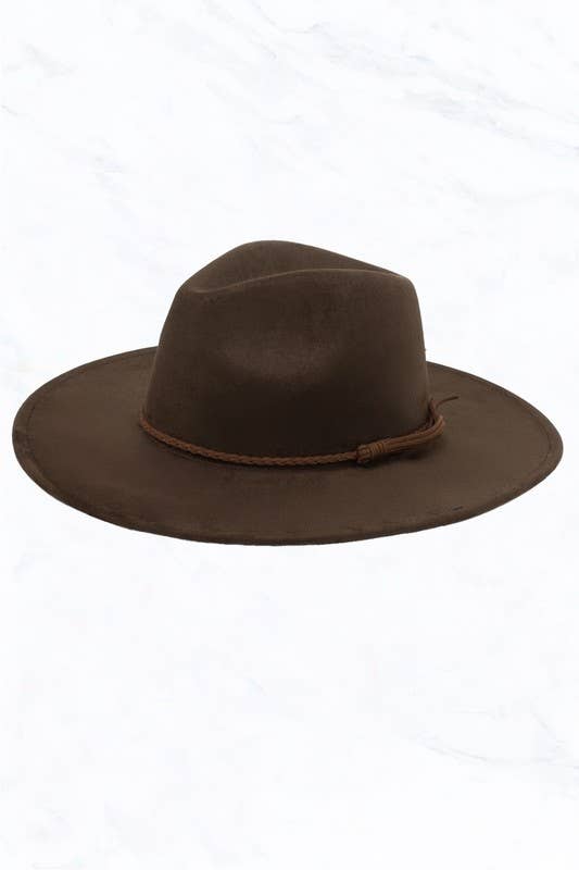Belt-Big Brim Braided Leather Belt