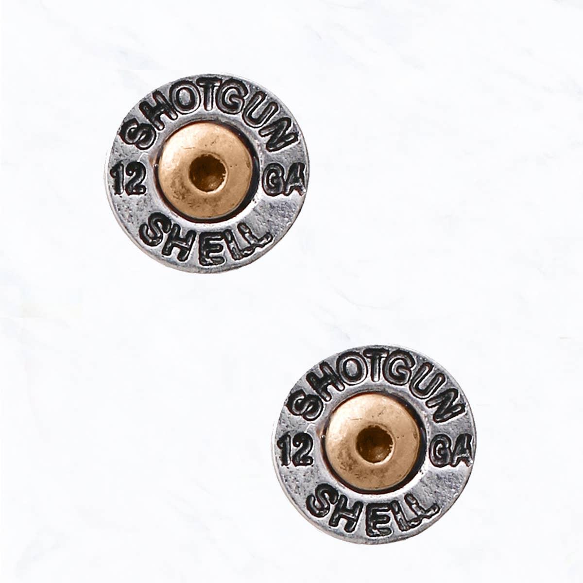 15MM Bullet Shell Post Earrings