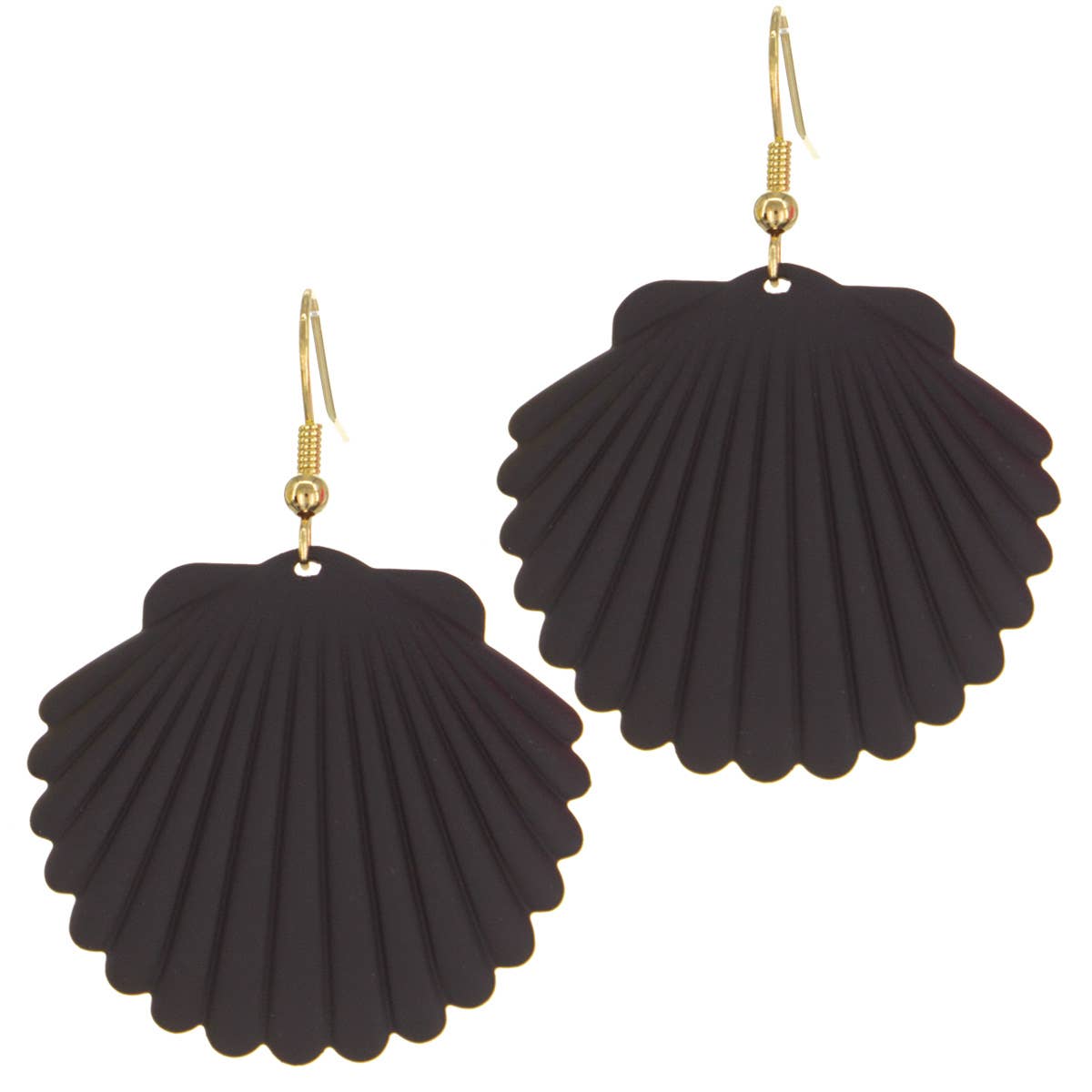 Colored Shell Shape Fashion Earrings