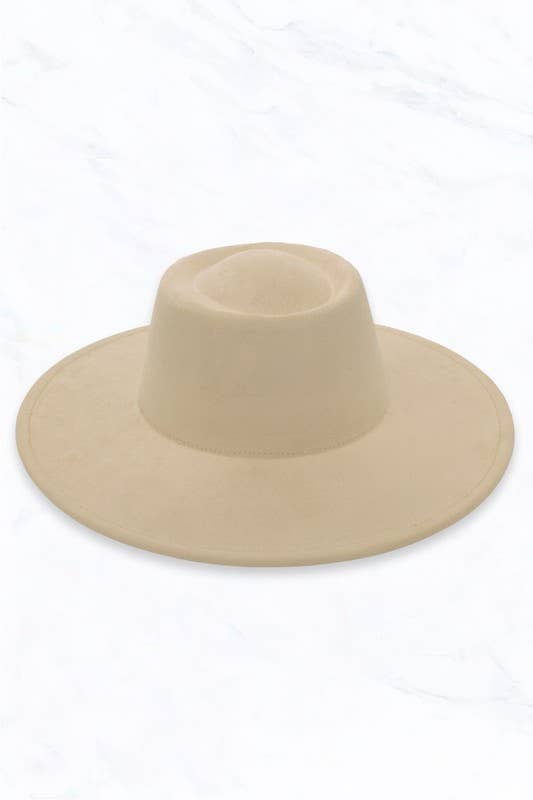 Suede Concave Hat