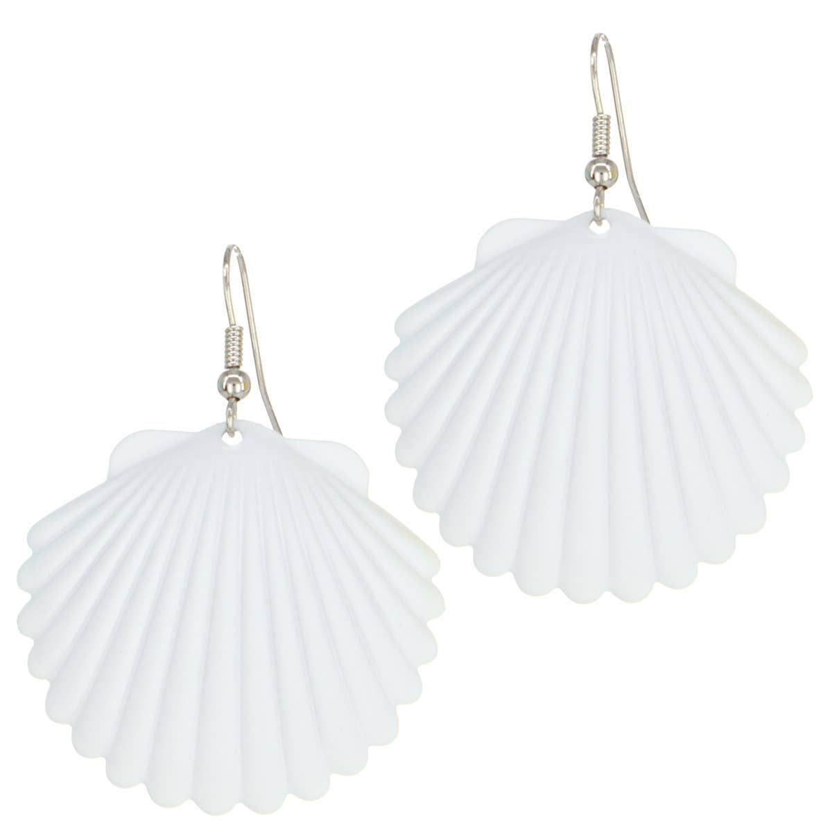 Colored Shell Shape Fashion Earrings