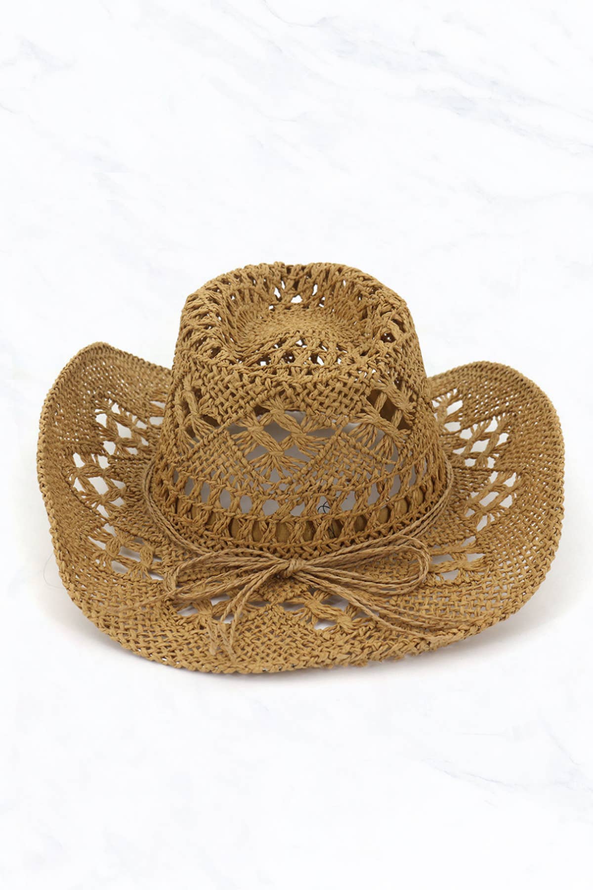 Western Style Cowboy Handmade Woven Straw Hat