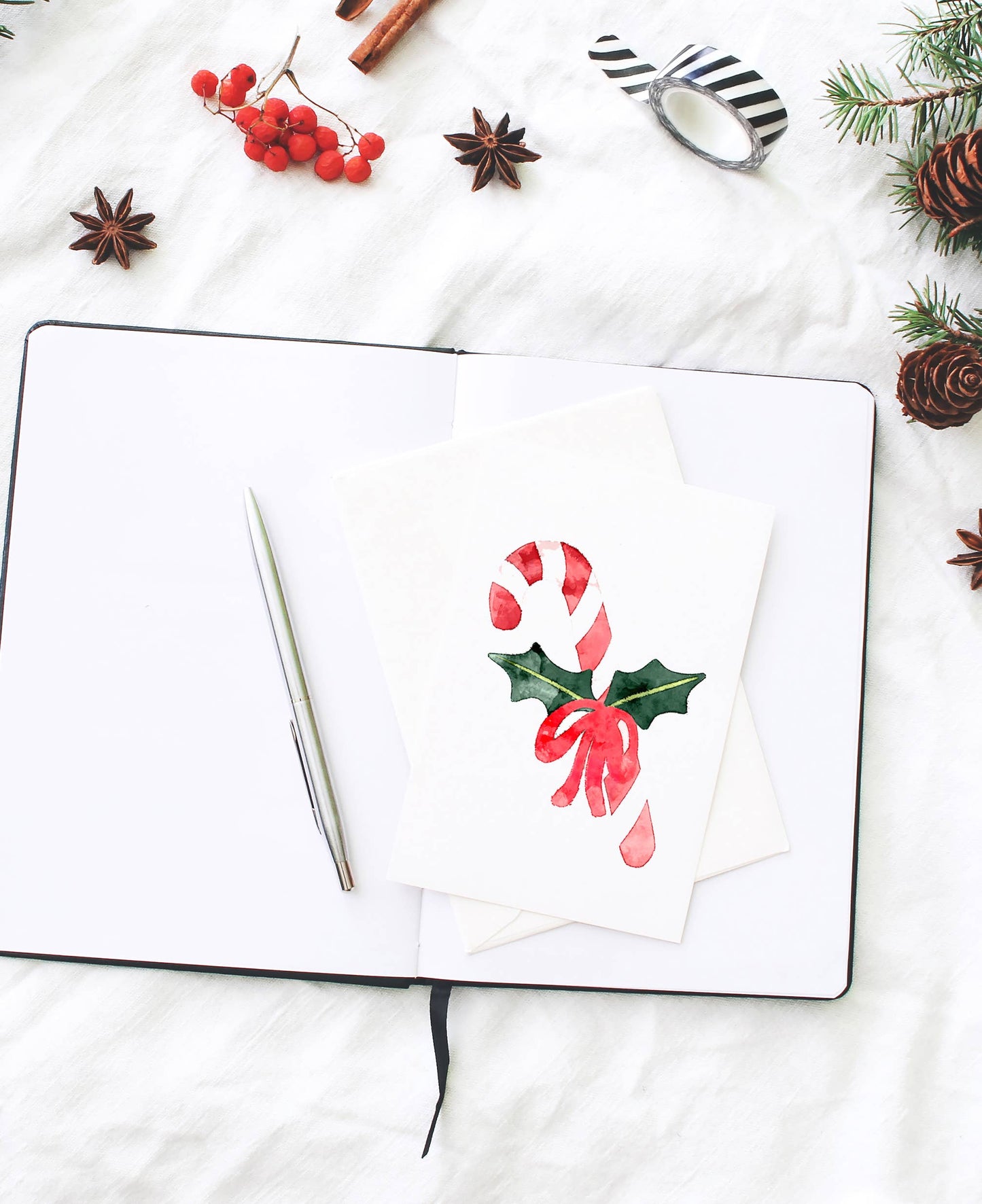 Watercolor Christmas Cards Kit