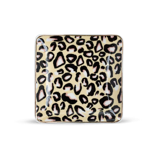 Leopard Ceramic Soap Dish Home Bathroom Decor